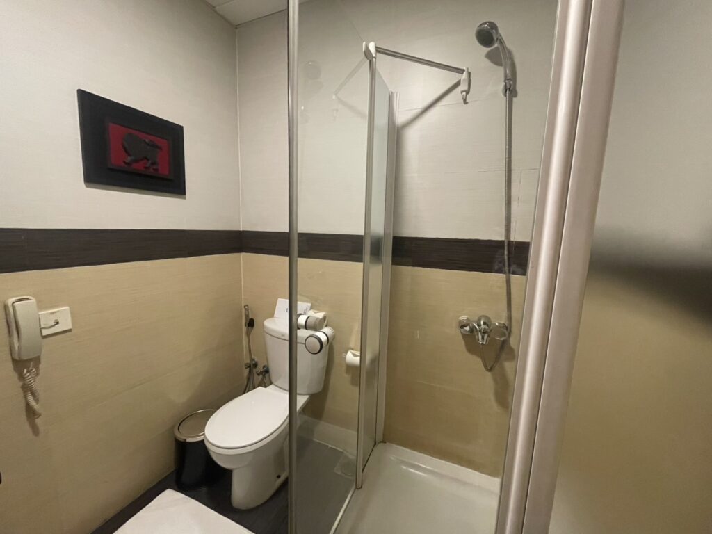 transit hotel shower